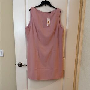 Elegant Pink Midi Dress XXL
